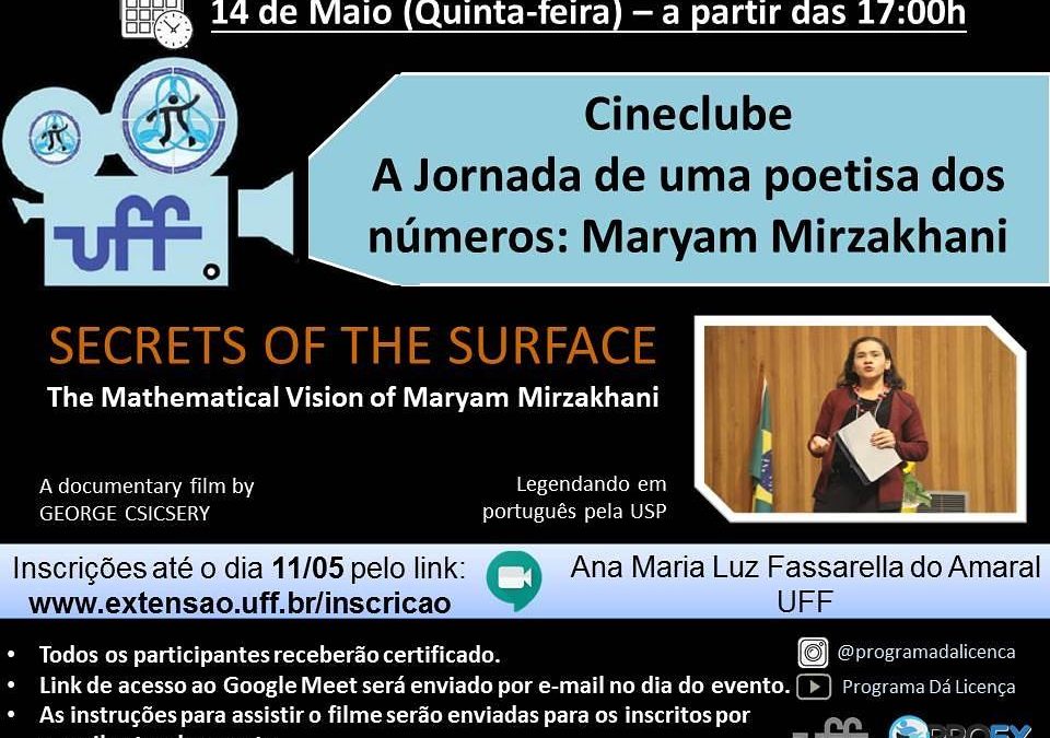 Cineclube: A Jornada de uma poetisa dos números: Maryam Mirzakhani