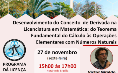 Oficina “Desenvolvimento do Conceito de Derivada na Licenciatura em Matemática: do Teorema Fundamental do Cálculo às Operações Elementares com Números Naturais”