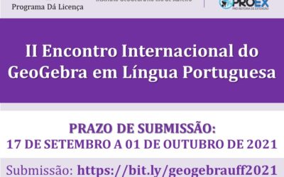 Submissão de trabalhos para o II Encontro Internacional do Geogebra em Língua Portuguesa